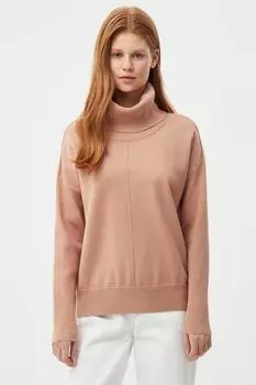 Свитер-Поло тонкой вязки Finn Flare, оранжевый