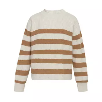 Свитер-полосатый Deep Breath с длинными рукавами, черный