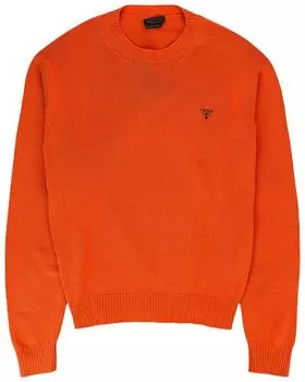 Свитер Prada Cashmere Sweater 'Orange', оранжевый