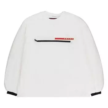 Свитер Prada Logo Zip Sweater 'White', белый