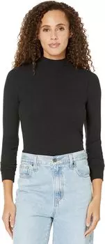 Свитер Prana Foundation Rib Mock Neck, цвет Black Heather