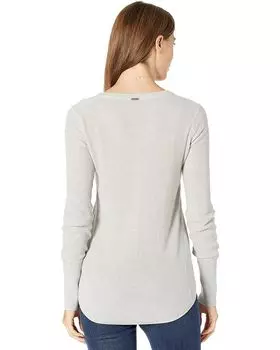 Свитер Prana Milani Henley, серый