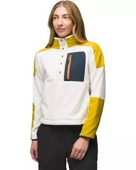 Свитер Prana Peak Snap Up Fleece, цвет Canvas/Golden Leaf