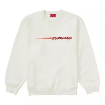 Свитер precision crewneck 'white red' Supreme, белый