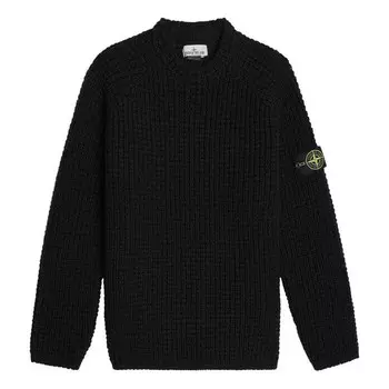 Свитер president's wool sweater 'black' Stone Island, черный