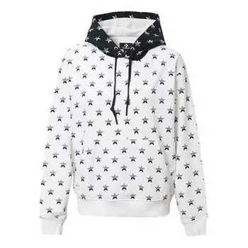 Свитер printing hoodie black/white Converse, черный