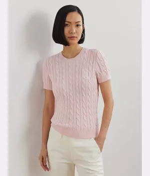 Свитер пропитан газом Regular fit Lauren Ralph Lauren, коричневый