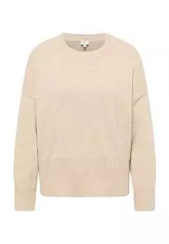 Свитер простой вязки Eterna, желтый