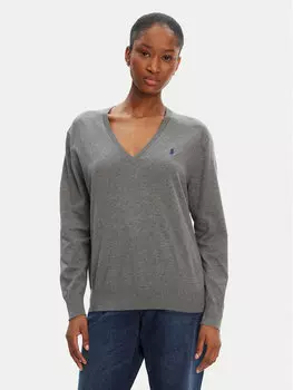 Свитер прямого кроя 211972105001 Polo Ralph Lauren, серый