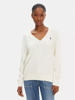 Свитер прямого кроя 211972105002 Polo Ralph Lauren, экрю