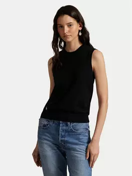 Свитер прямого кроя 211972111001 Polo Ralph Lauren, черный