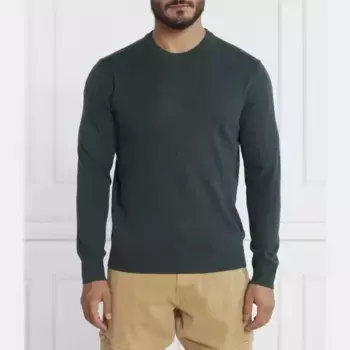 Свитер прямого кроя Andre с добавлением шерсти и кашемира Pepe Jeans London, зеленый