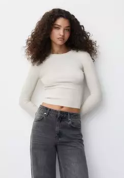 Свитер PULL&BEAR, бежевый