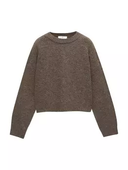 Свитер Pull&Bear, цвет mottled brown