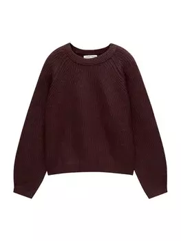 Свитер Pull&Bear, цвет Wine red
