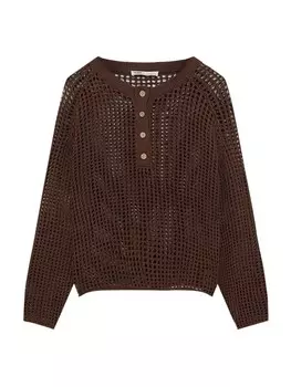 Свитер Pull&Bear, коричневый