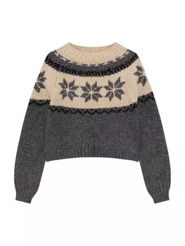 Свитер Pull&Bear Sweater, темно-серый