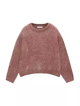 Свитер Pull&Bear, темно-розовый