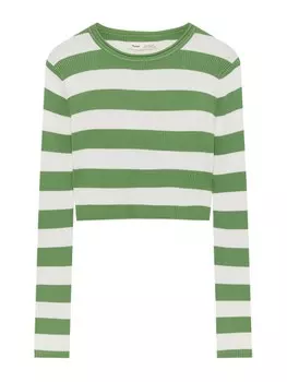Свитер Pull&Bear, зеленый