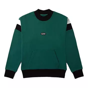 Свитер pullover sweatshirt 'green' Vans, зеленый