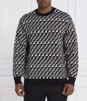 Свитер-Пуловер Regular fit Emporio Armani, черный