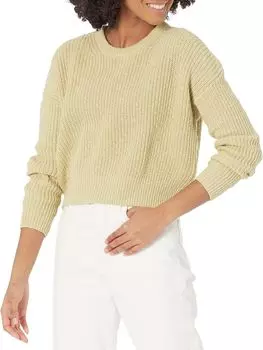 Свитер-пуловер текстурной вязки Madewell, цвет Pale Lichen