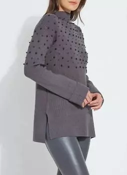 Свитер-пуловер Winona Pearl серого цвета Lysse