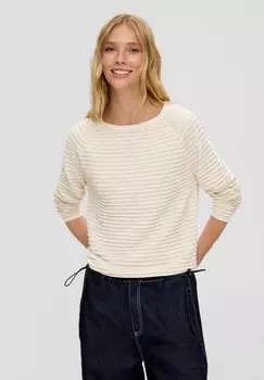 Свитер QS by s.Oliver, светло-серый меланж