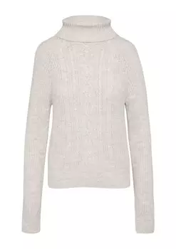 Свитер QS, пятнистый бежевый