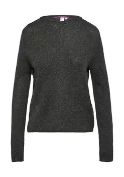 Свитер QS, пятнистый черный