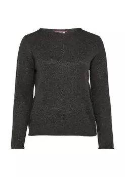 Свитер QS, пятнистый черный