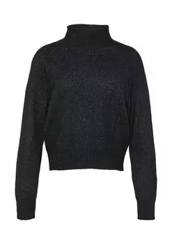 Свитер QS, пятнистый черный