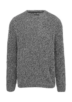 Свитер QS, пятнистый серый