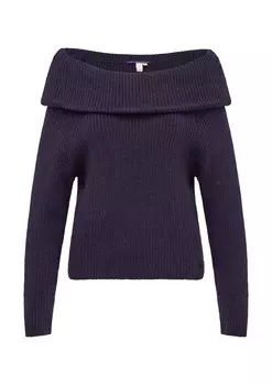 Свитер QS, темно-фиолетовый