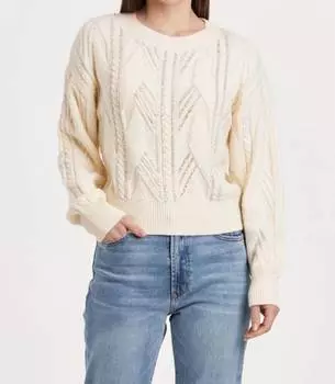 Свитер Quinta в винтажном кремовом цвете Another Love