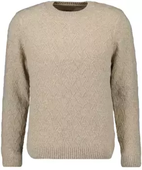 Свитер RAGMAN с круглым вырезом, бежевый