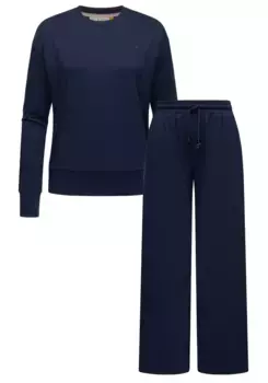 Свитер Ragwear "Set Delje", женский комплект, состоящий из широких брюк и свитера, цвет морской волны