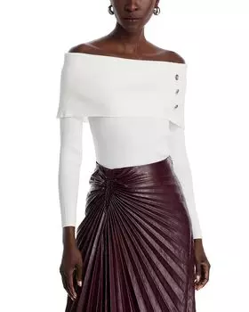 Свитер-раскладушка Имани Elie Tahari, белый