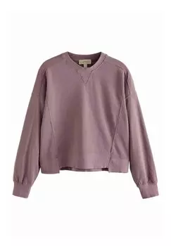 Свитер Raw Detail Crew Neck Next, фиолетовый
