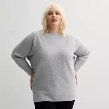 Свитер размера плюс Nine West «летучая мышь», цвет Gray Fox Heather