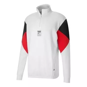 Свитер rebel half-zip tr 'white black red' Puma, белый