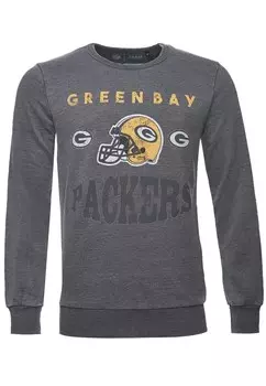 Свитер Recovered Sweatshirt Green Bay Packers, серый