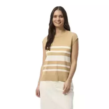 Свитер Redgreen Kia Sleeveless, бежевый