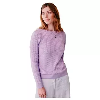 Свитер Redgreen Simone Cable Round Neck, фиолетовый
