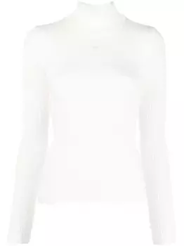 Свитер Reedition в рубчик Courrges, белый