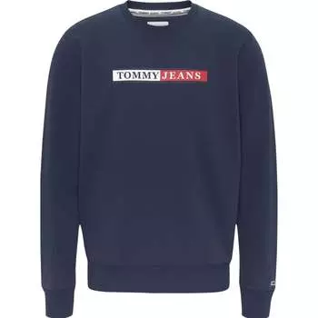 Свитер reg Essential с графическим рисунком Crew Tommy Jeans, синий