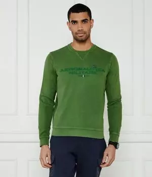 Свитер Regular fit Aeronautica Militare, зеленый