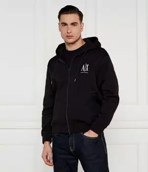 Свитер Regular fit Armani Exchange, черный