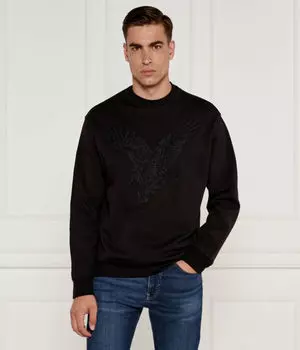 Свитер Regular fit Armani Exchange, черный