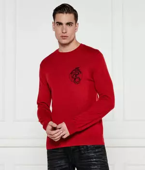Свитер Regular fit Armani Exchange, красный